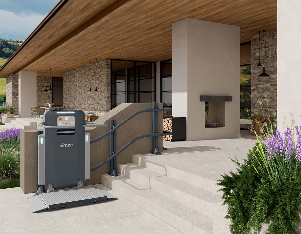 Platform stair lift for outdoor installation