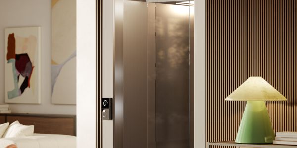 Aria home lift by Vimec – Elegant indoor and outdoor lift design for modern homes, tailored for comfort and style